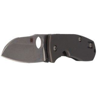Nóż składany Spyderco Techno 2 Gray Titanium, Stonewashed CTS XHP by Marcin Slysz (C158TIP2) Spyderco Inc.