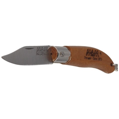 Nóż składany brelok MAM Iberica Mini, Dark Beech Wood, Inox HW, Satin 420 (2000-DW) MAM