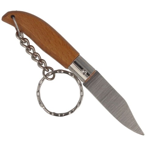 Nóż składany brelok MAM Iberica Mini, Dark Beech Wood, Inox HW, Satin 420 (2000-DW) MAM