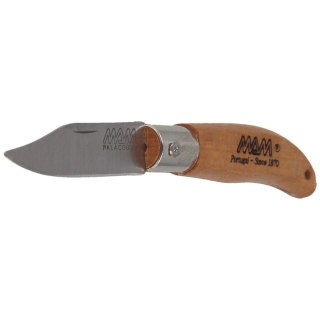 Nóż składany brelok MAM Iberica Mini Light Beech Wood, Inox HW, Satin 420 (2001-LW) MAM