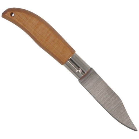 Nóż składany brelok MAM Iberica Mini Light Beech Wood, Inox HW, Satin 420 (2001-LW) MAM
