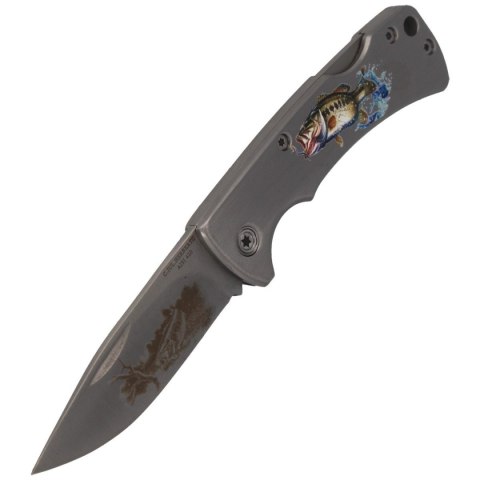 Nóż składany wędkarski motyw ryb Herbertz Solingen Stainless, Satin (585809) Herbertz GmbH