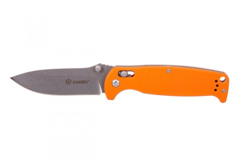 Ganzo G7412 pomarańczowy nóż zamykany z gwizdkiem