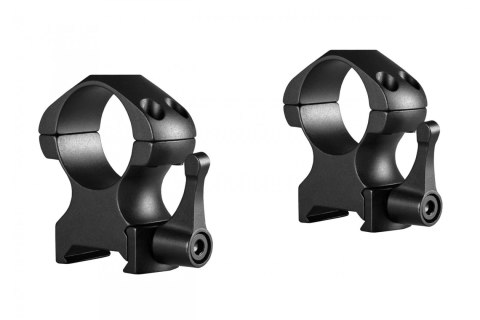 Montaż Hawke Precision Steel 22mm/25,4mm, wysoki, stalowy - szybkomocujący