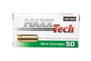 Naboje hukowe Pobjeda MAXX Tech 9mm - 50 szt.