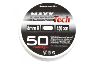 Naboje startowe 8mm pistoletowe 50szt Pobjeda MAXX Tech