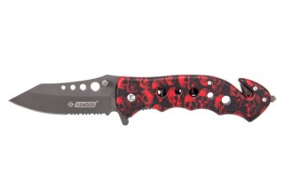 Nóż Kandar N481 red skull