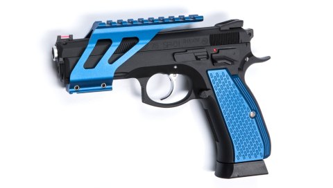 Okładziny chwytu CZ SP-01 - niebieskie