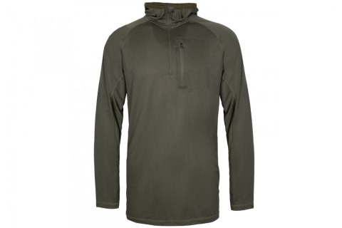 T-shirt z długim rękawem i kapturem Remington Foliage Dark Olive