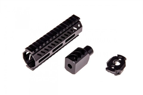 Zestaw hamulca wylotowego i łoża taktycznego 350 Edgun Leshiy 2