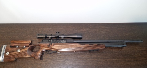 ARG002 Wiatrówka PCP ARG ll clasic 4.5mm 600osada drewno