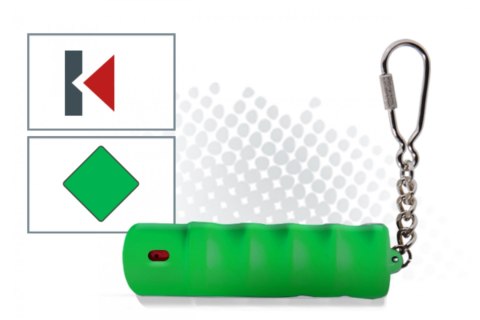 Gaz obronny brelok KKS CS 3000 Life Guard 15ml zielony