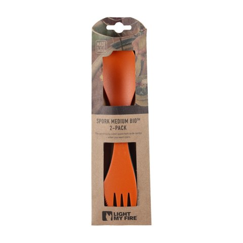 Łyżkowidelec Light My Fire Spork Medium pomarańczowo-czarny Light My Fire