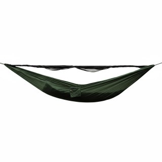 Hamak TigerWood Ważka V1 long z moskitierą Double Zip, zielony Tigerwood