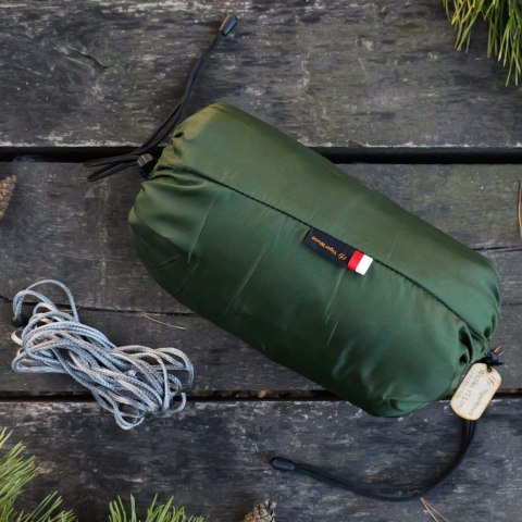 Hamak TigerWood Ważka V1 long z moskitierą Double Zip, zielony Tigerwood