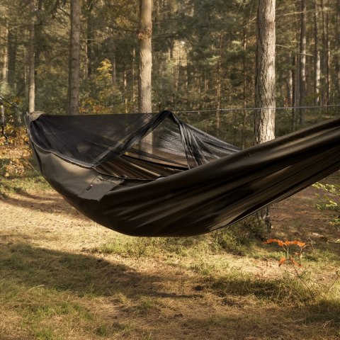 Hamak TigerWood Ważka V1 long z moskitierą Pocket, khaki Tigerwood