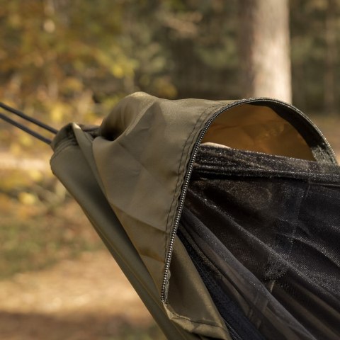 Hamak TigerWood Ważka V1 long z moskitierą Pocket, khaki Tigerwood