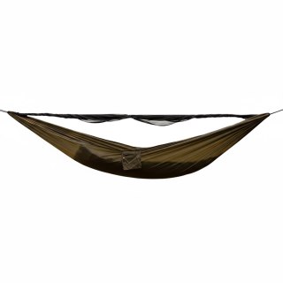 Hamak TigerWood Ważka V1 z moskitierą Double Zip, khaki Tigerwood