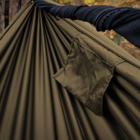 Hamak TigerWood Ważka V1 z moskitierą Double Zip, khaki Tigerwood