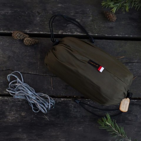 Hamak TigerWood Ważka V1 z moskitierą Double Zip, khaki Tigerwood