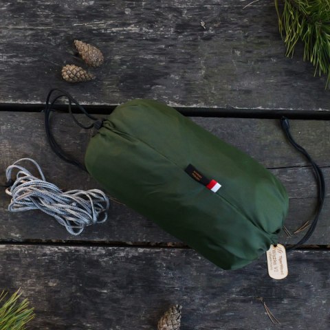 Hamak TigerWood Ważka V1 z moskitierą Double Zip, zielony Tigerwood