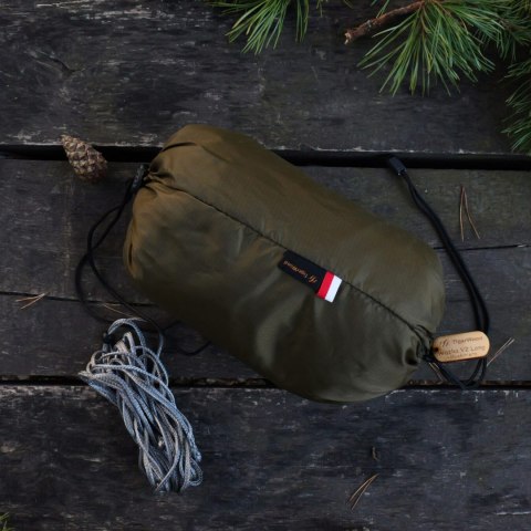 Hamak TigerWood Ważka V2 long z moskitierą Pocket, khaki Tigerwood