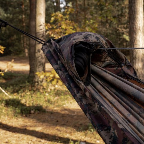 Hamak TigerWood Ważka V2 z moskitierą Pocket, kamuflaż Tigerwood