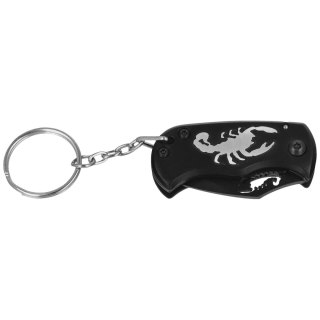 Nóż składany brelok Third Decor Habitat Scorpion Black Aluminium, Black 420 (N201S) Decor Habitat
