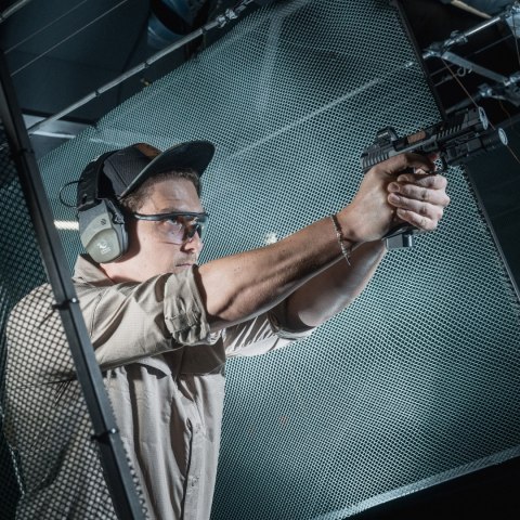 Ochronniki słuchu aktywne RealHunter Active ProSHOT BT oliwkowe RealHunter