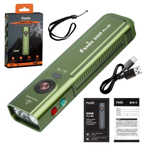 Latarka LED Fenix E06R Pro RG oliwkowa Fenix