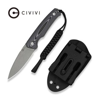 Nóż Civivi Altus Fixed Gray-Black G10, Gray Stonewashed 14C28N (C20076B-2) Civivi by WE Knife
