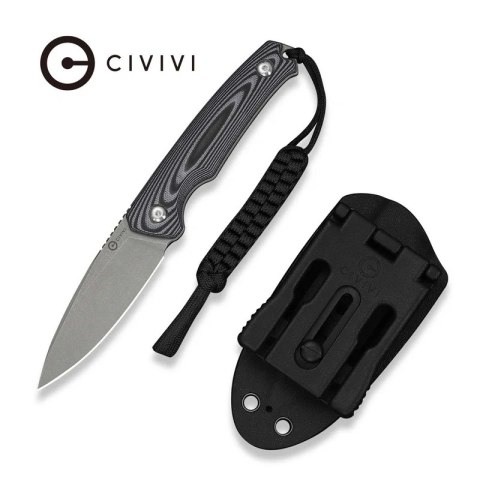 Nóż Civivi Altus Fixed Gray-Black G10, Gray Stonewashed 14C28N (C20076B-2) Civivi by WE Knife