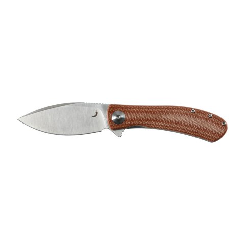 Nóż Składany Trollsky Knives Mandu EVO MTE007 Liner Lock Satin 14C28N, Brown Micarta Trollsky Knives