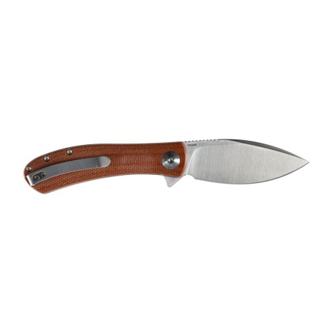 Nóż Składany Trollsky Knives Mandu EVO MTE007 Liner Lock Satin 14C28N, Brown Micarta Trollsky Knives