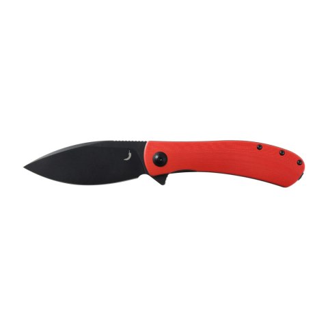 Nóż Składany Trollsky Knives Mandu XL MT021-XL Liner Lock Black 14C28N Red G10 Trollsky Knives