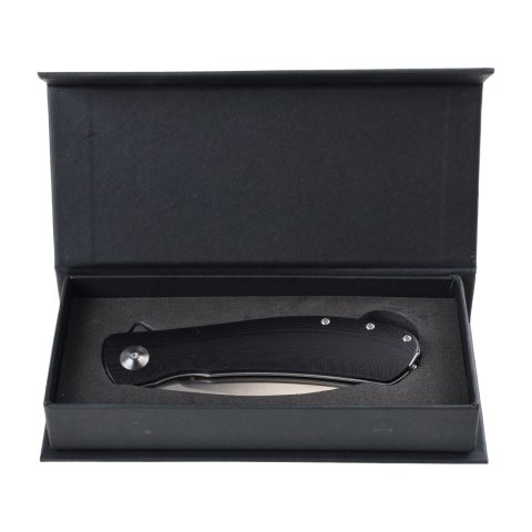 Nóż Składany Trollsky Knives Mandu XL MT023-XL Liner Lock Satin 14C28N Black G10 Trollsky Knives