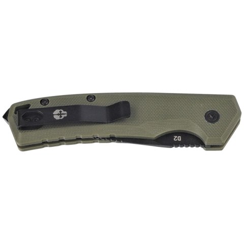 Nóż automatyczny Tekto A3 Delta Mini D/P OD Green G10, Black D2 (A3S_G1OD_D2BK1_A1) Tekto Knives