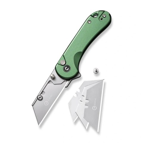 Nóż składany Civivi Elementum Utility Green Aluminium, Stonewashed 6Cr13MoV (C23039B-3) Civivi by WE Knife