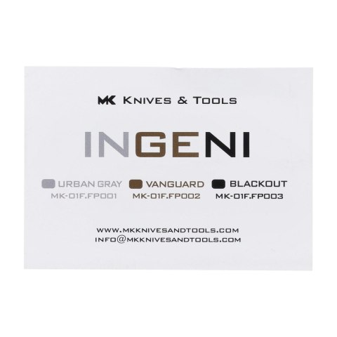 Nóż składany MK Knives & Tools Ingeni Urban Gray MK