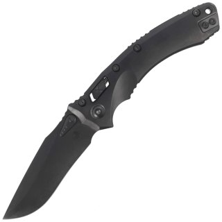 Nóż składany Microtech Marfione Select Amphibian Ram-Lok S/E Black Titanium, Black DLC Stonewashed M390MK by Tony Marfione (137R Microtech Knives
