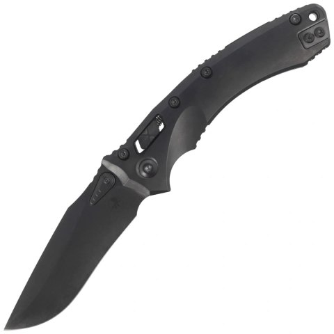 Nóż składany Microtech Marfione Select Amphibian Ram-Lok S/E Black Titanium, Black DLC Stonewashed M390MK by Tony Marfione (137R Microtech Knives