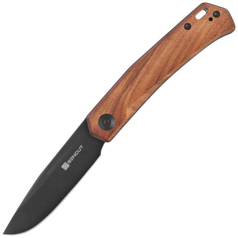 Nóż składany Sencut Braxx Guibourtia Wood, Black D2 (S25089-3) Sencut by We Knife