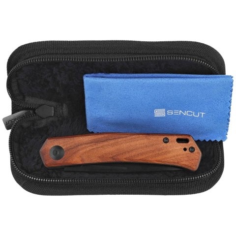 Nóż składany Sencut Braxx Guibourtia Wood, Black D2 (S25089-3) Sencut by We Knife