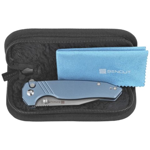 Nóż składany Sencut Selkyris Blue Aluminium, Stonewashed D2 (S25068-3) Sencut by We Knife