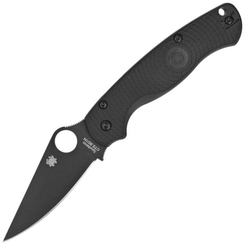 Nóż składany Spyderco Para Military 2 Lightweight Black FRN, Black DLC CTS BD1N by Sal, Eric Glesser (C81PBBK2) Spyderco Inc.