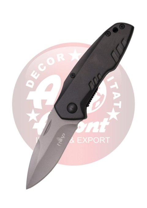 Nóż składany Third Decor Habitat N83N Black Anodized Aluminum, Titanium Gray Coated 420 (TH-N83N) Decor Habitat