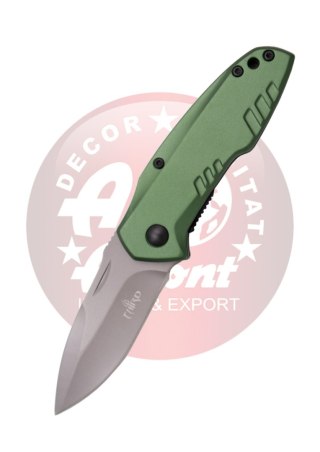 Nóż składany Third Decor Habitat N83V Green Anodized Aluminum, Titanium Gray Coated 420 (TH-N83V) Decor Habitat