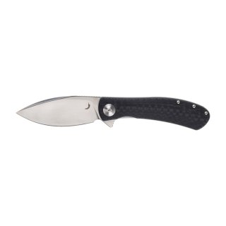 Nóż składany Trollsky Knives Mandu EVO MTE013 Liner Lock Satin MagnaCut Black CarbonTex G10 Trollsky Knives