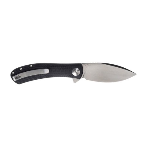Nóż składany Trollsky Knives Mandu EVO MTE013 Liner Lock Satin MagnaCut Black CarbonTex G10 Trollsky Knives
