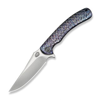 Nóż składany WeKnife Dracarys LE No 007/199 Flamed Titanium, Satin M390 (WE25061B-3) WE Knife